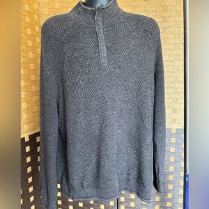 Tommy Bahama Men's Cotton Gray Sweater Size XL